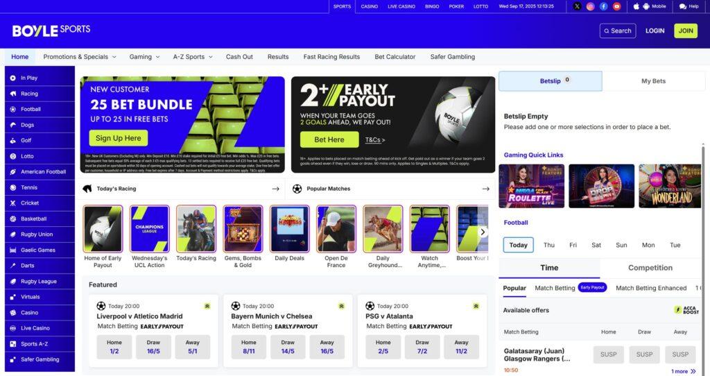 BOYLE-Sports-Homepage