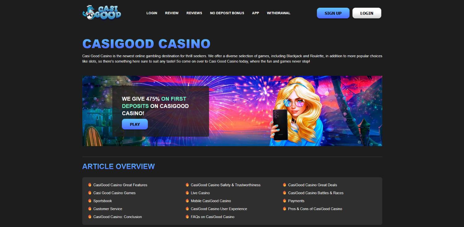 casigood homepage
