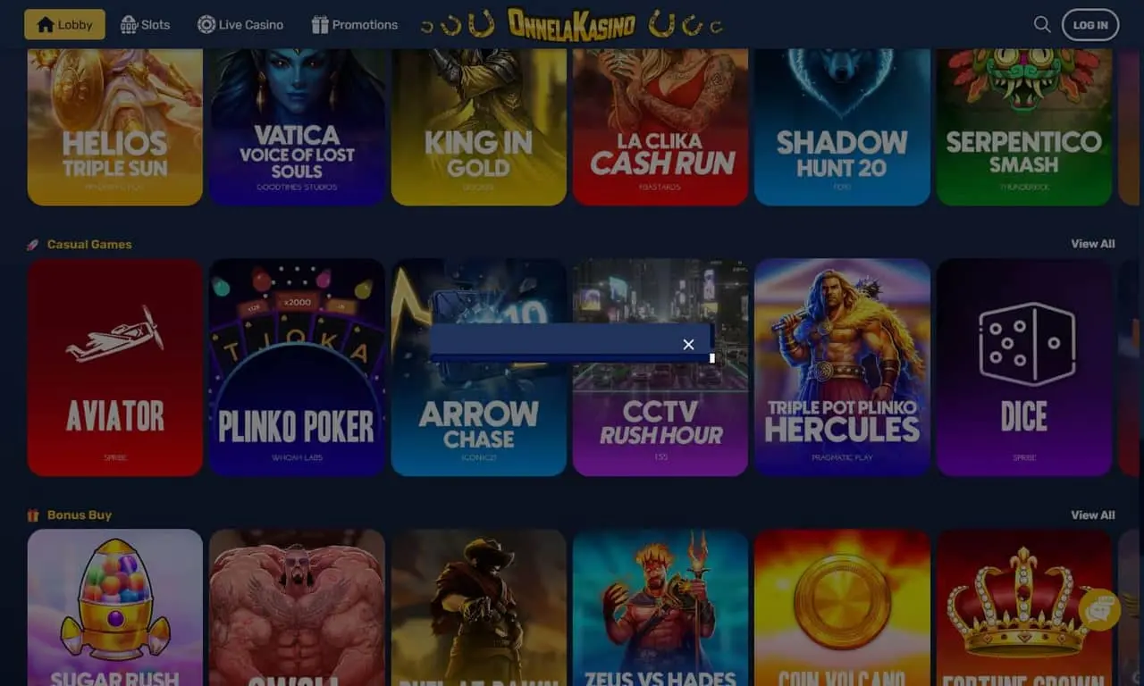 Onnela homepage